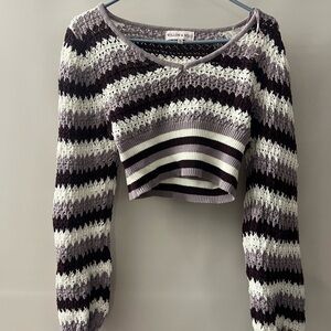 Willow & Wind Crochet Knit Top